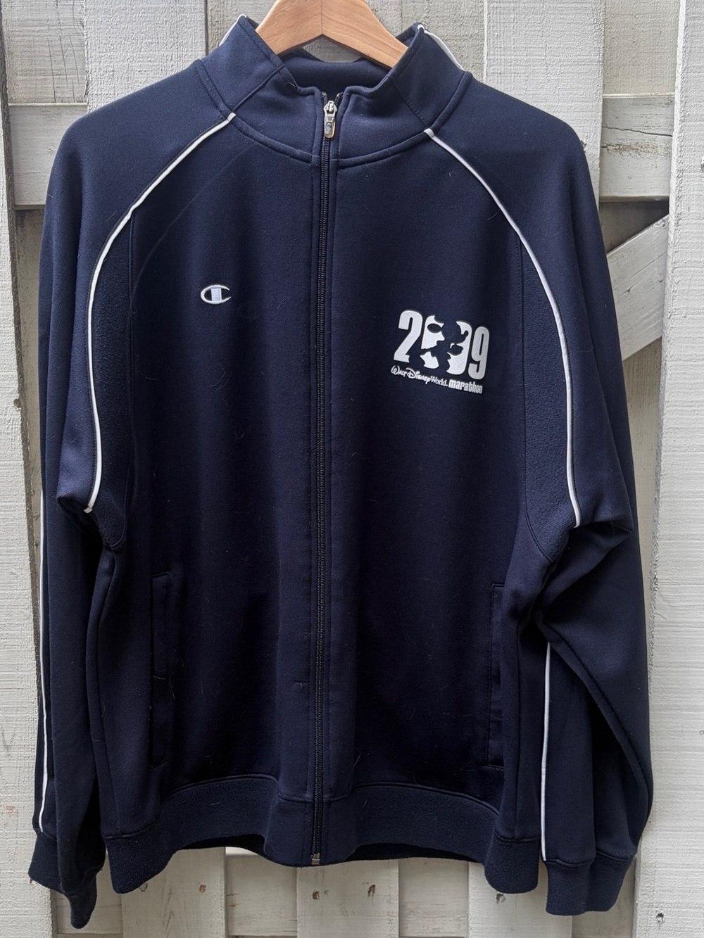 Vintage Champion Walt Disney World Marathon 2009 Track Jacket - Men's Medium